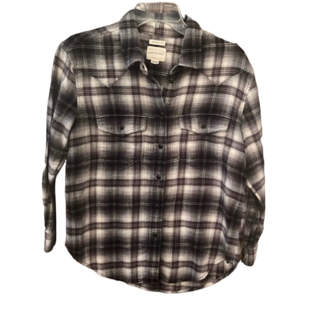 American Eagle Outfitters Oversized Flannel Shirt